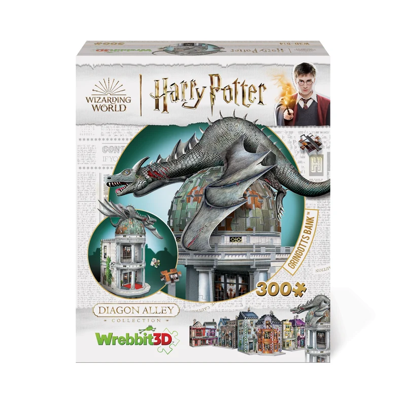 La banque Gringotts, casse-tête 3D