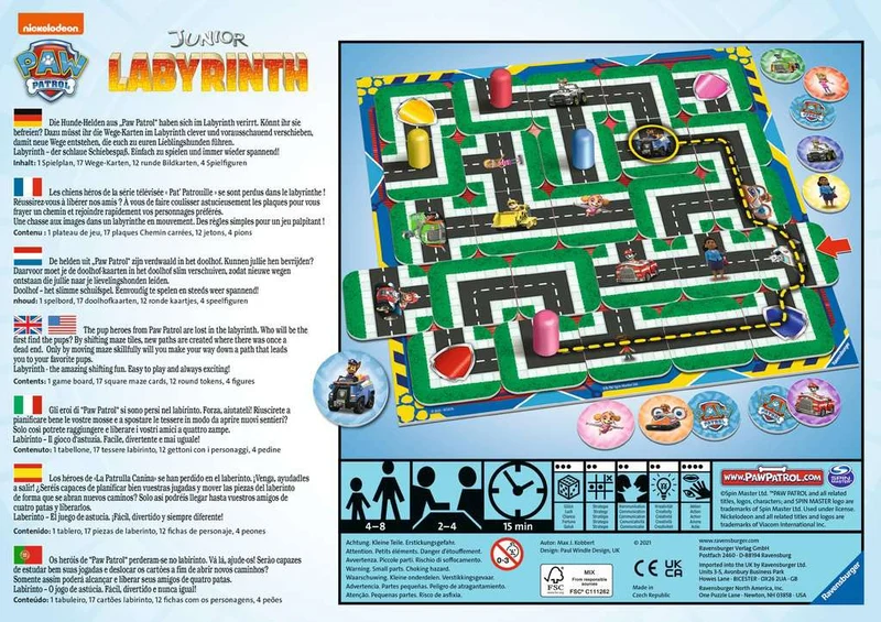 Labyrinthe JR Pat Patrouille