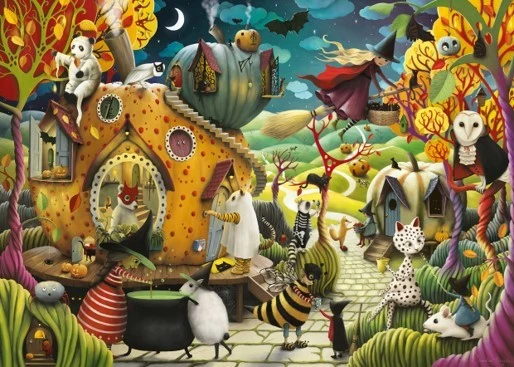 Joyeux Halloween Casse-tête de 1000 pièces