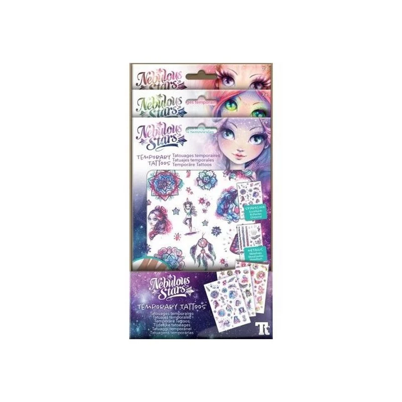 Nebulous Stars Tatouages temporaires assortis