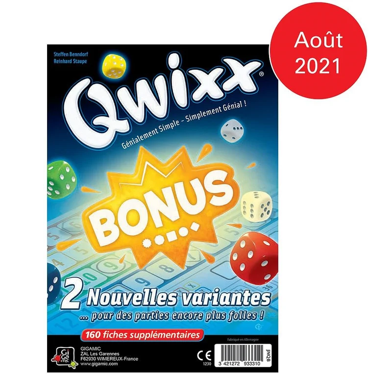 Qwixx - bonus (160 fiches)