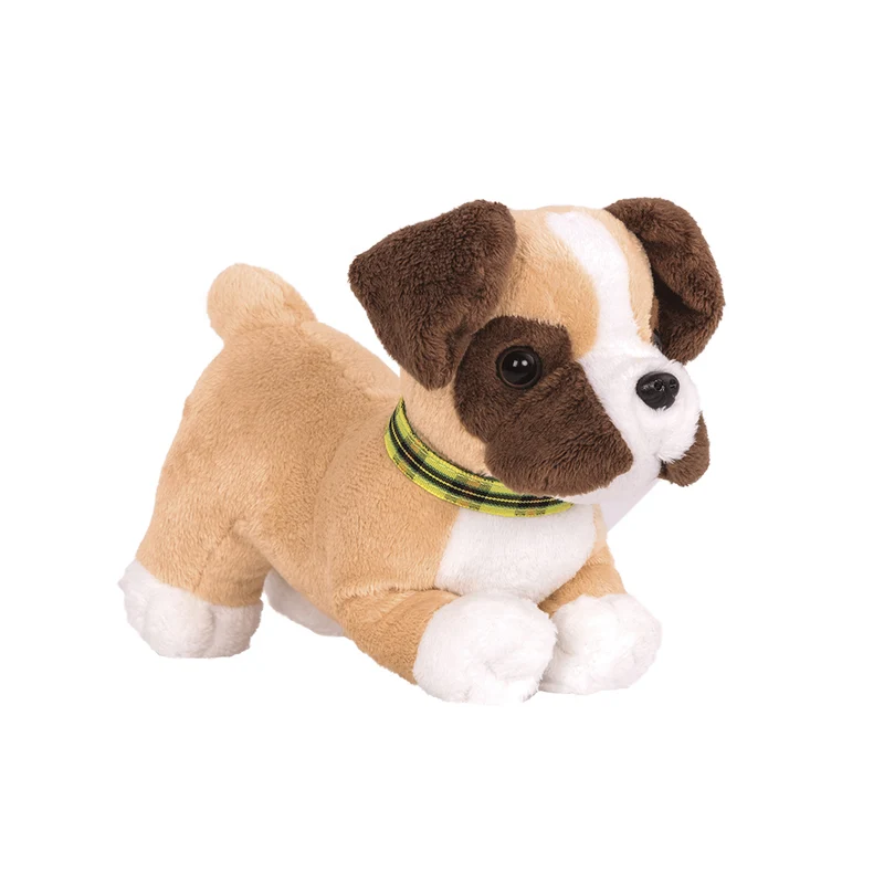 Chiot Boxer en peluche - 15 cm