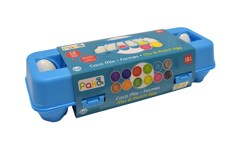 Oeufs Coco Mix Formes 12 pièces