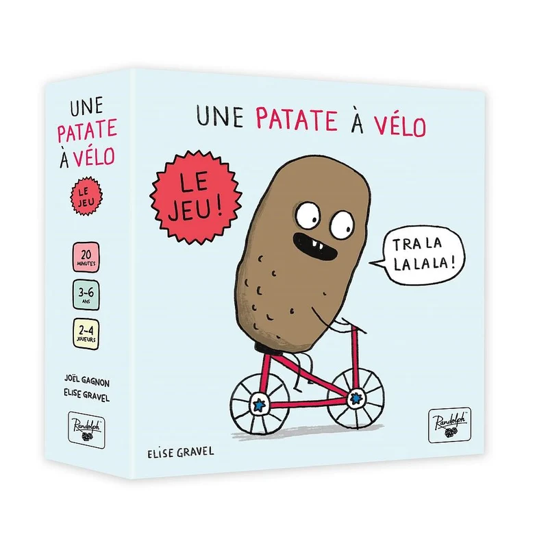 Une patate à vélo - Le jeu