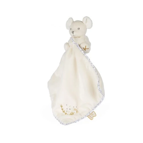 Doudou calin souris crème 20cm