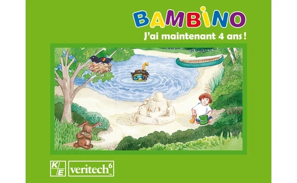 Bambino j'ai déjà 4 ans Fleur, livre Veritech