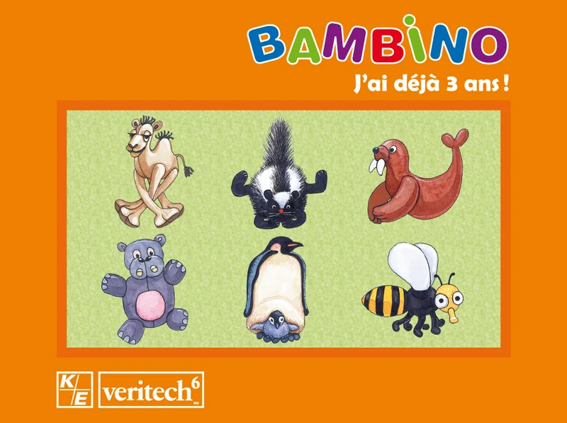 Bambino j'ai déjà 3 ans Fleur, livre Veritech