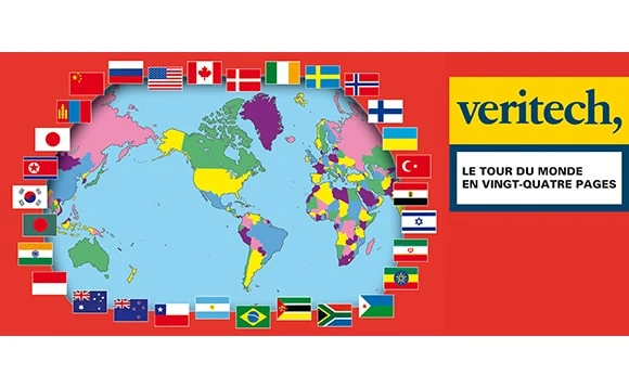 Le tour du monde en 24 pages, livre Veritech