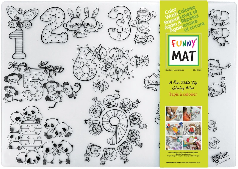 Funny Mat napperon chiffres
