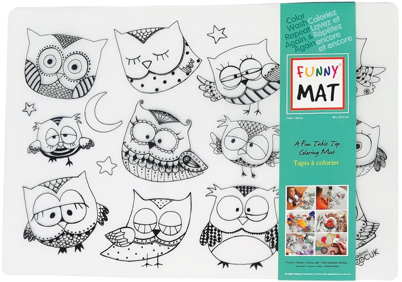 Funny Mat napperon hiboux