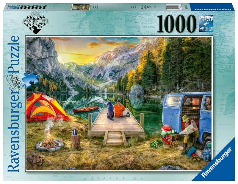 Camping calme - Casse-tête de 1000 pièces