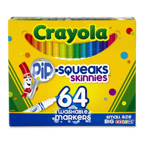 CRa 64 marqueurs Pip Squeaks