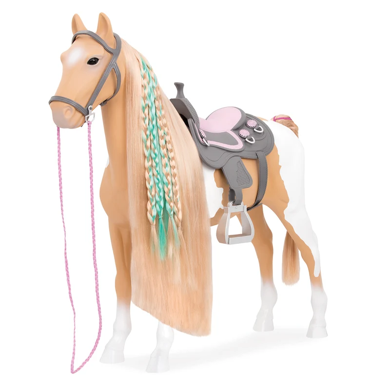 Cheval Palomino à crinière