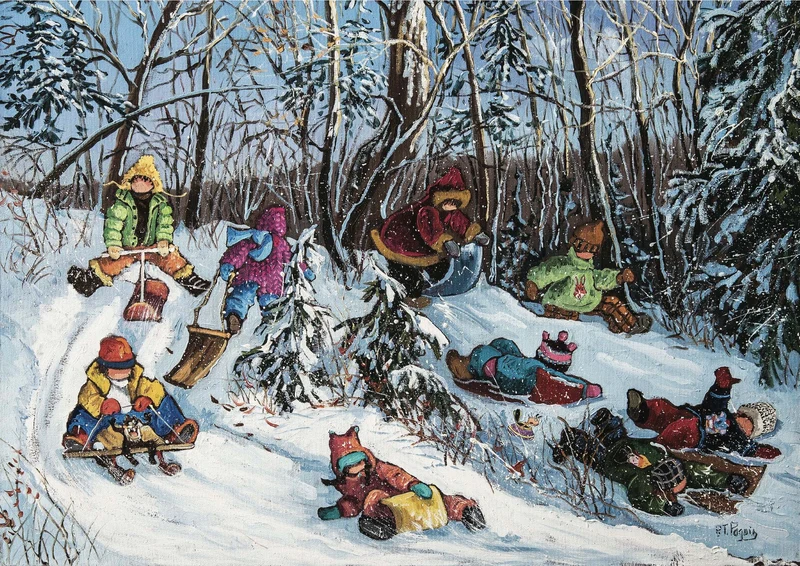 PAQUIN - À CHACUN SON SENTIER - 1000 pièces