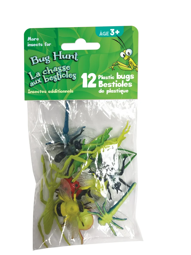 Sac de 12 bestioles en plastique