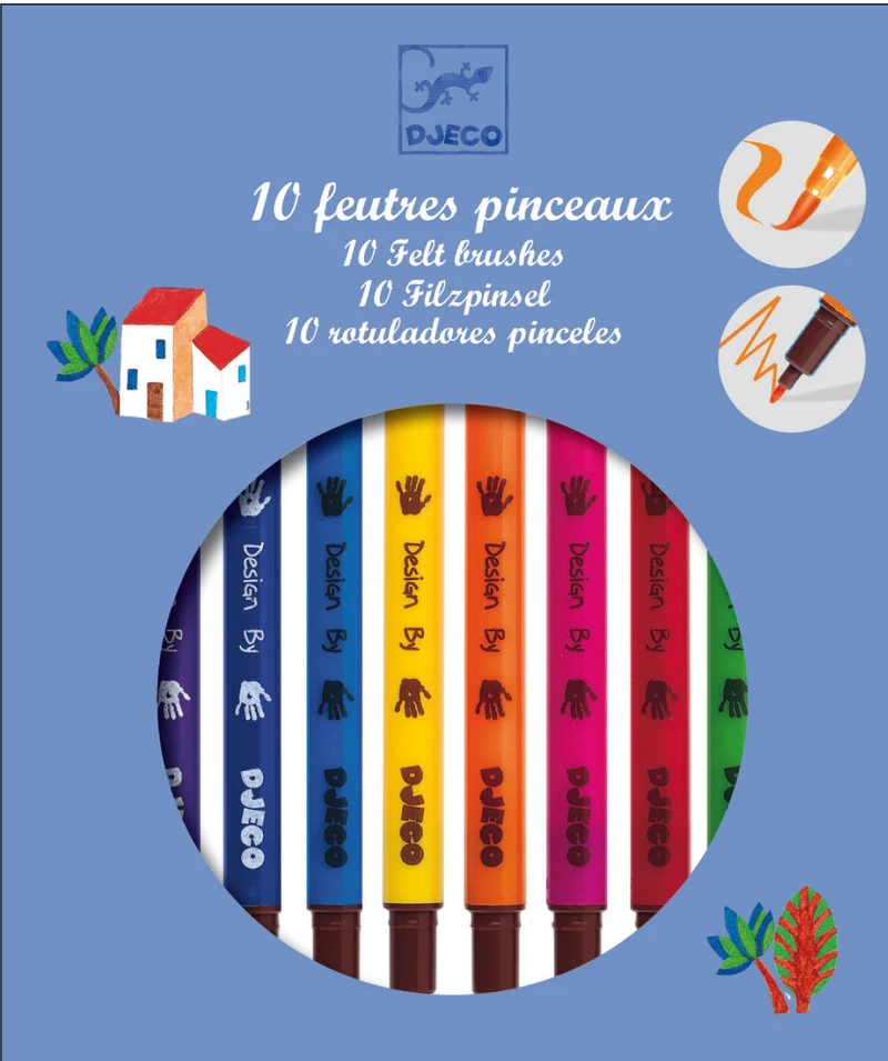 10 Feutres Pinceaux / Classique