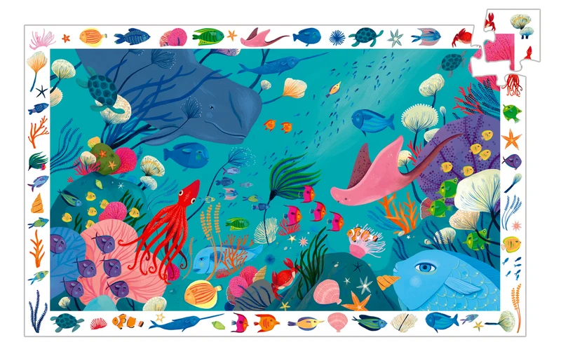 Aquatique - Casse-tête Observation de 54 pièces