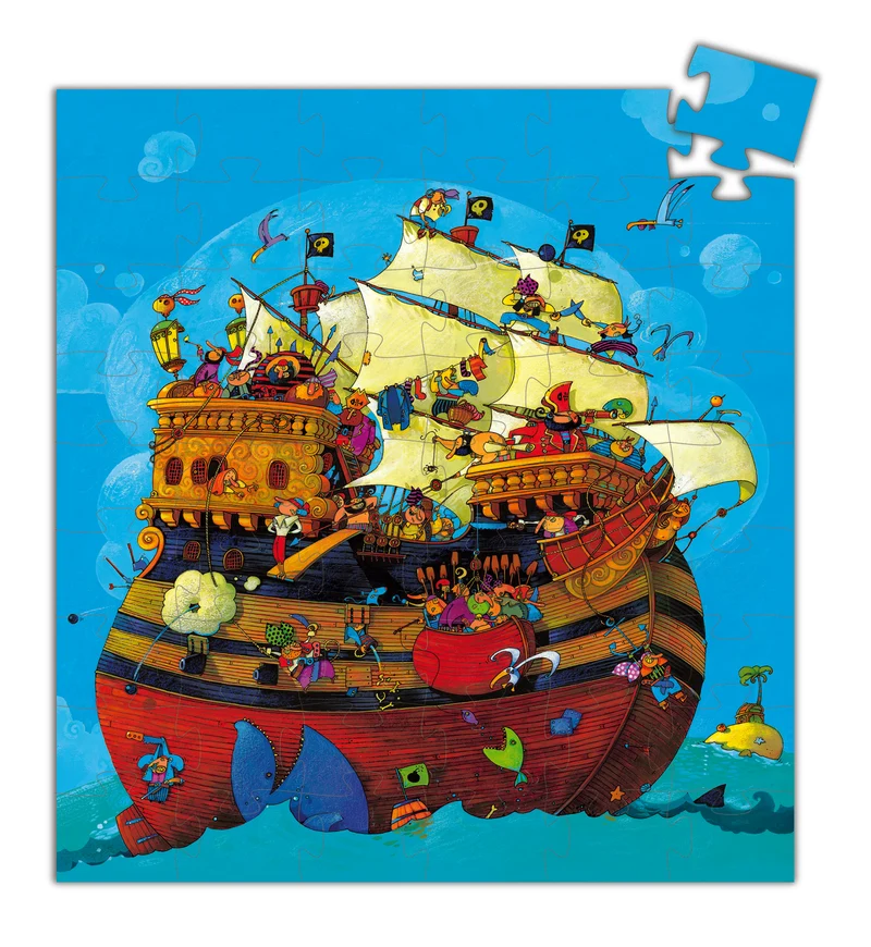 Le bateau De Barberousse - Casse-tête de 54 pièces