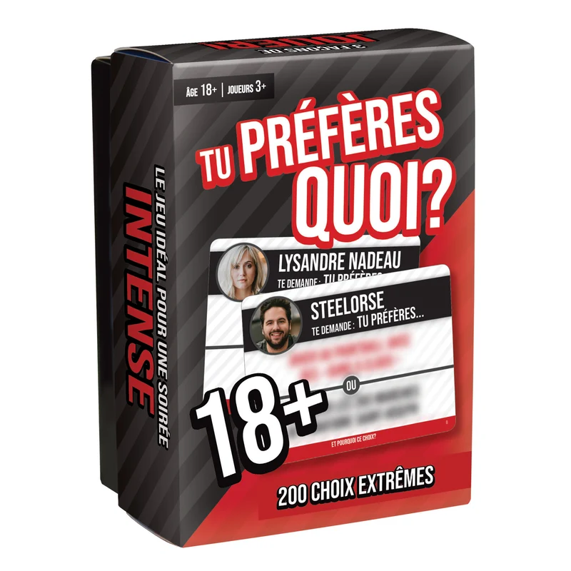 Tu preferes quoi? 18 ans et +