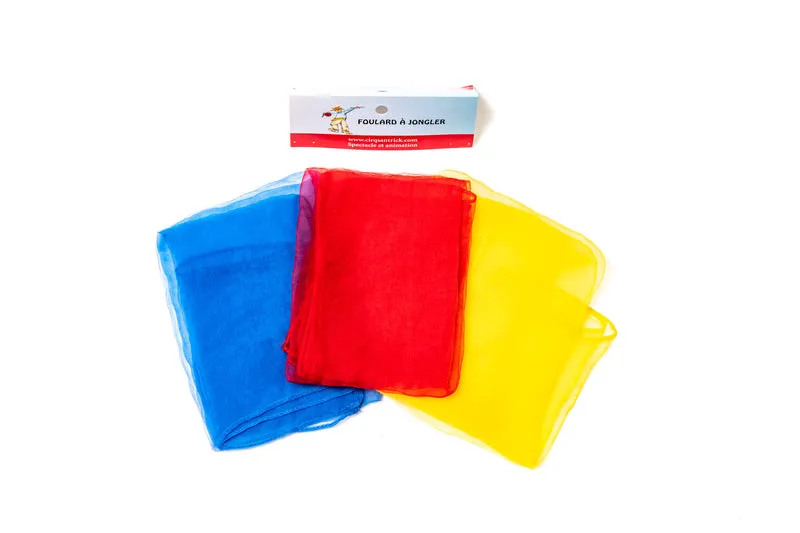 Foulards de jonglerie ens. de 3