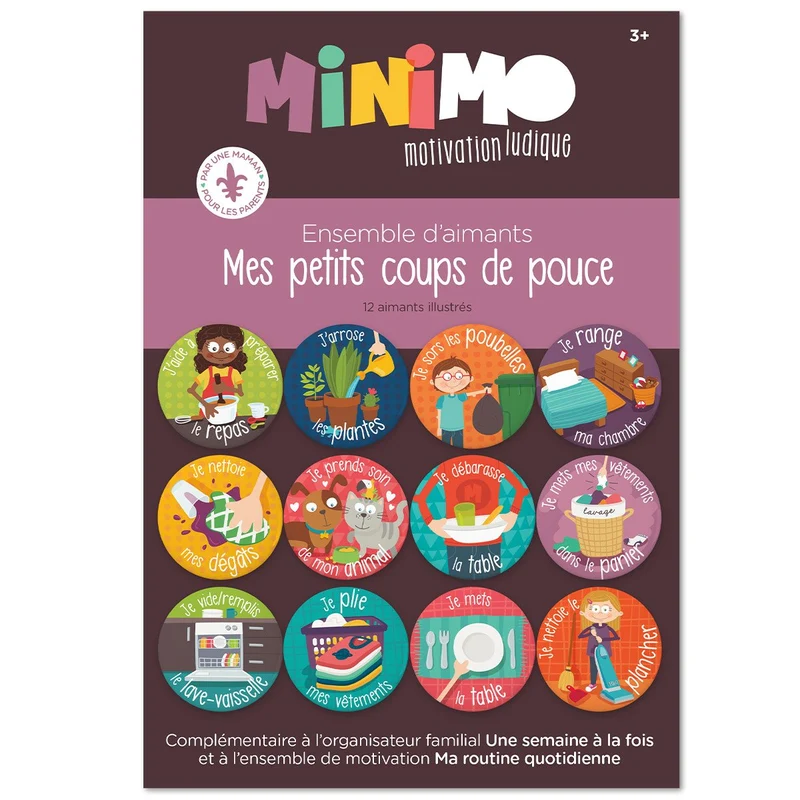 Mes petits coups de pouce (12 aimants)